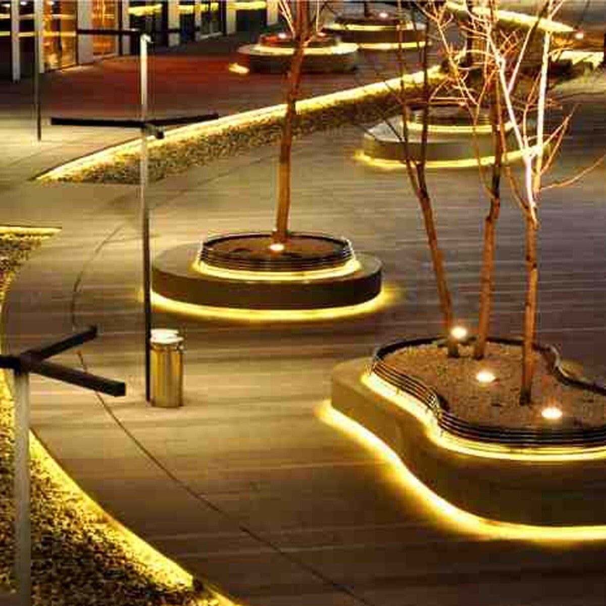 BANDE LED CMS 9W 10M IP66 ÉTANCHE LUMIÈRE BLANC CHAUD EXTÉRIEUR INTÉRIEUR