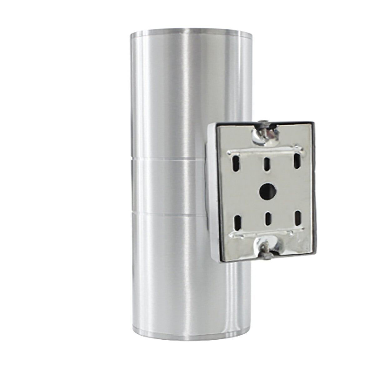 APPLIQUE DA PARETE LED LAMPADA ESTERNO DESIGN MODERNO ALLUMINIO ARGENTO SILVER