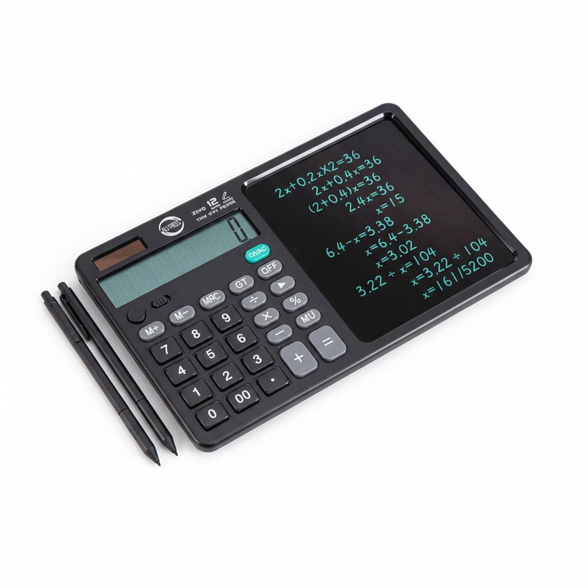 CALCOLATRICE LCD TAVOLETTA SCRITTURA 7 POLLICI 12 CIFRE CON PENNA STILO 08581