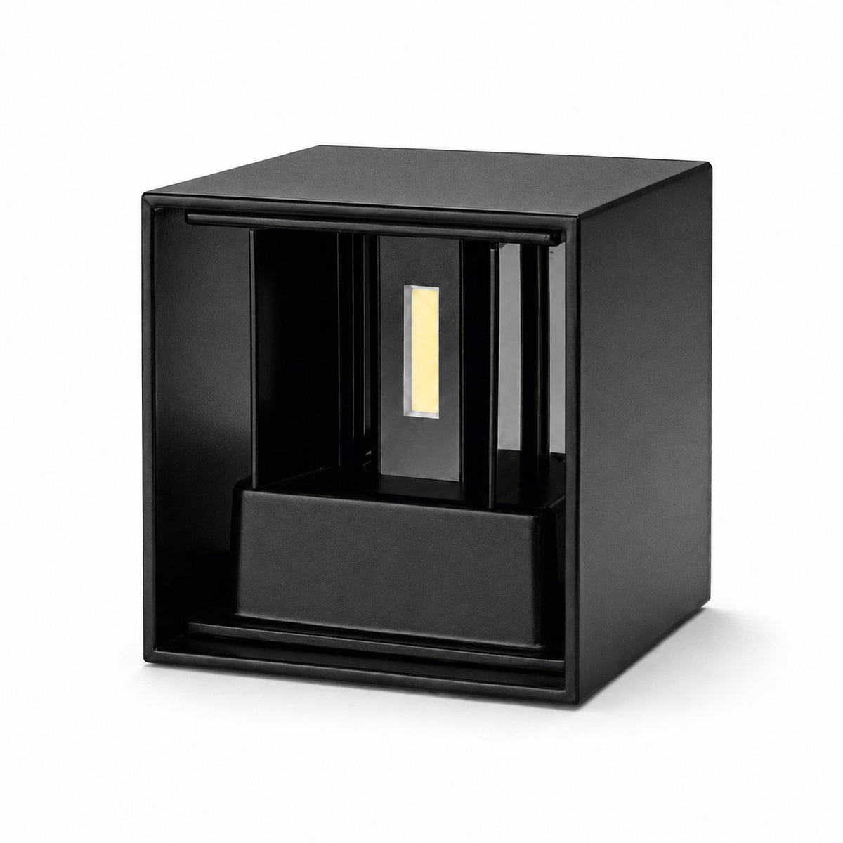 APPLIQUE LED 12W ESTERNO LAMPADA PARETE NERA IP65 3000K 4000K 6000K ET-31687
