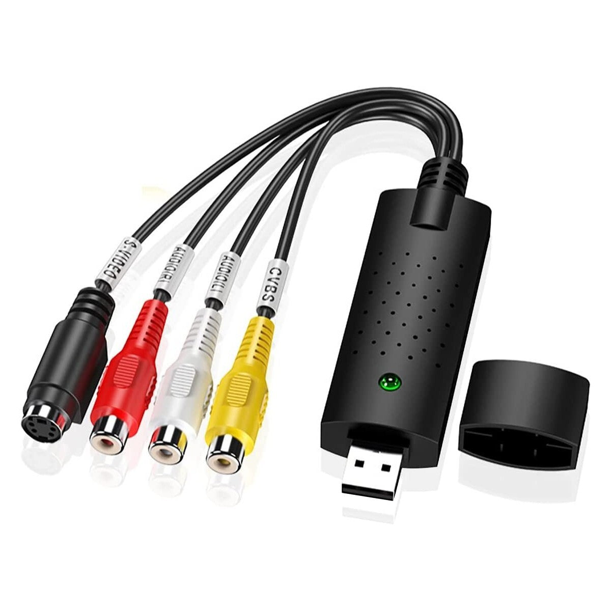 SCHEDA ACQUISIZIONE VIDEO CONVERTITORE VHS IN DIGITALE, ADATTATORE DA VHS A USB