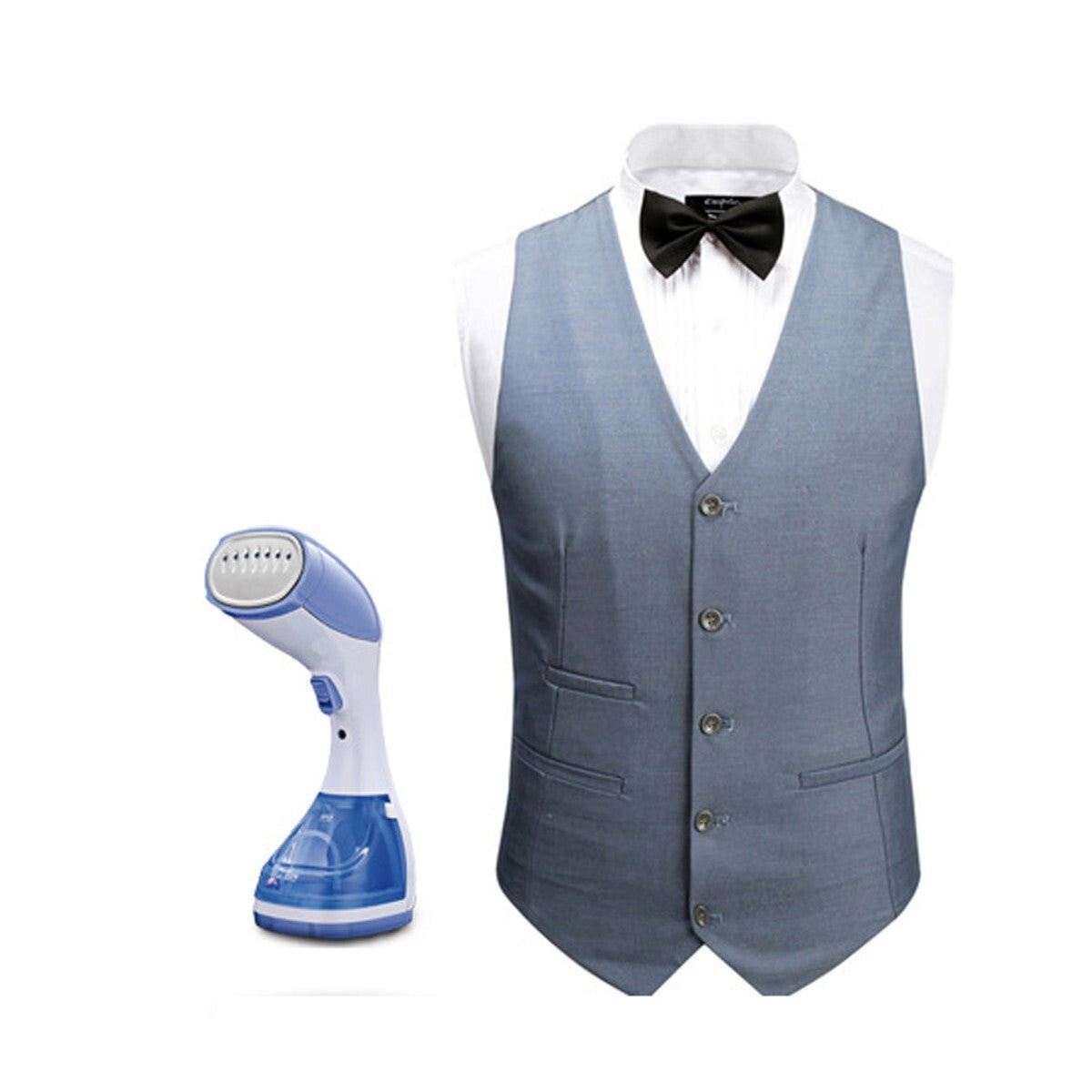 FERRO DA STIRO VERTICALE 1500W RIMUOVI PIEGHE VESTITI VAPORE SOKANY DF-019