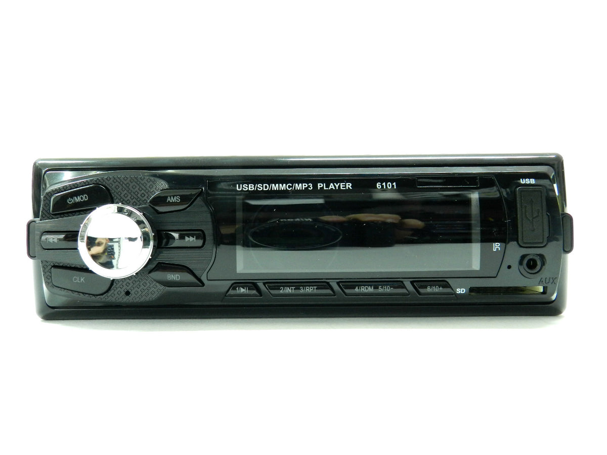 AUTORADIO STÉRÉO VOITURE ÉCRAN LCD RADIO TÉLÉCOMMANDE LOGEMENT CARTE SD MMC USB AUX MP3 K6101