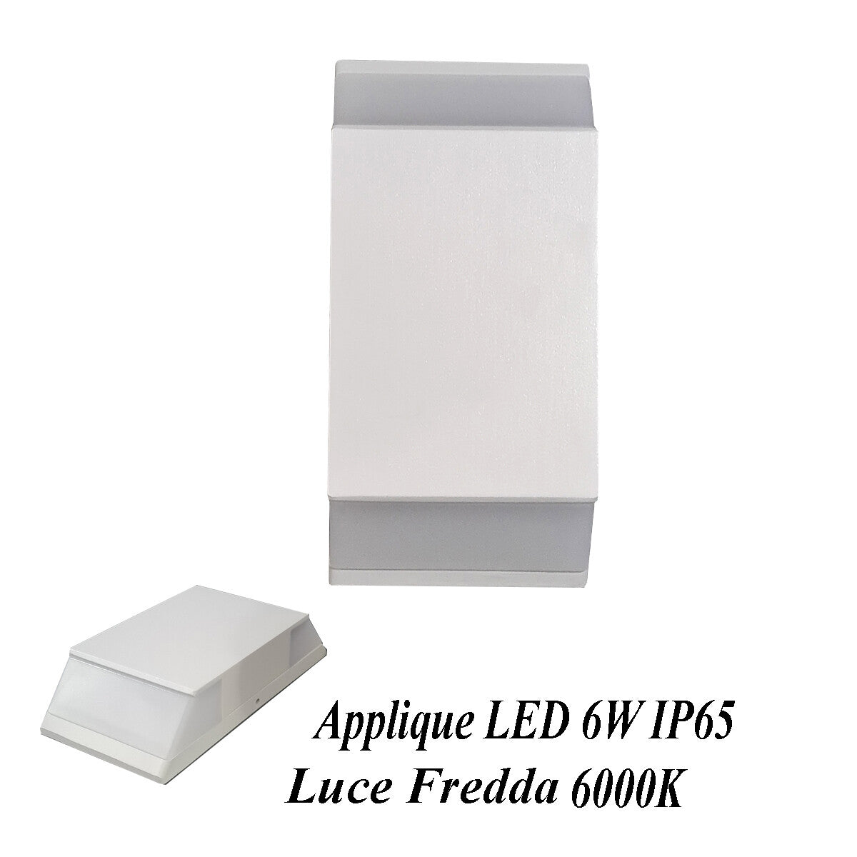 APPLIQUE MURALE LED 6W LAMPE MURALE IP65 MODERNE DOUBLE ÉCLAIRAGE BLANC FROID 6000K