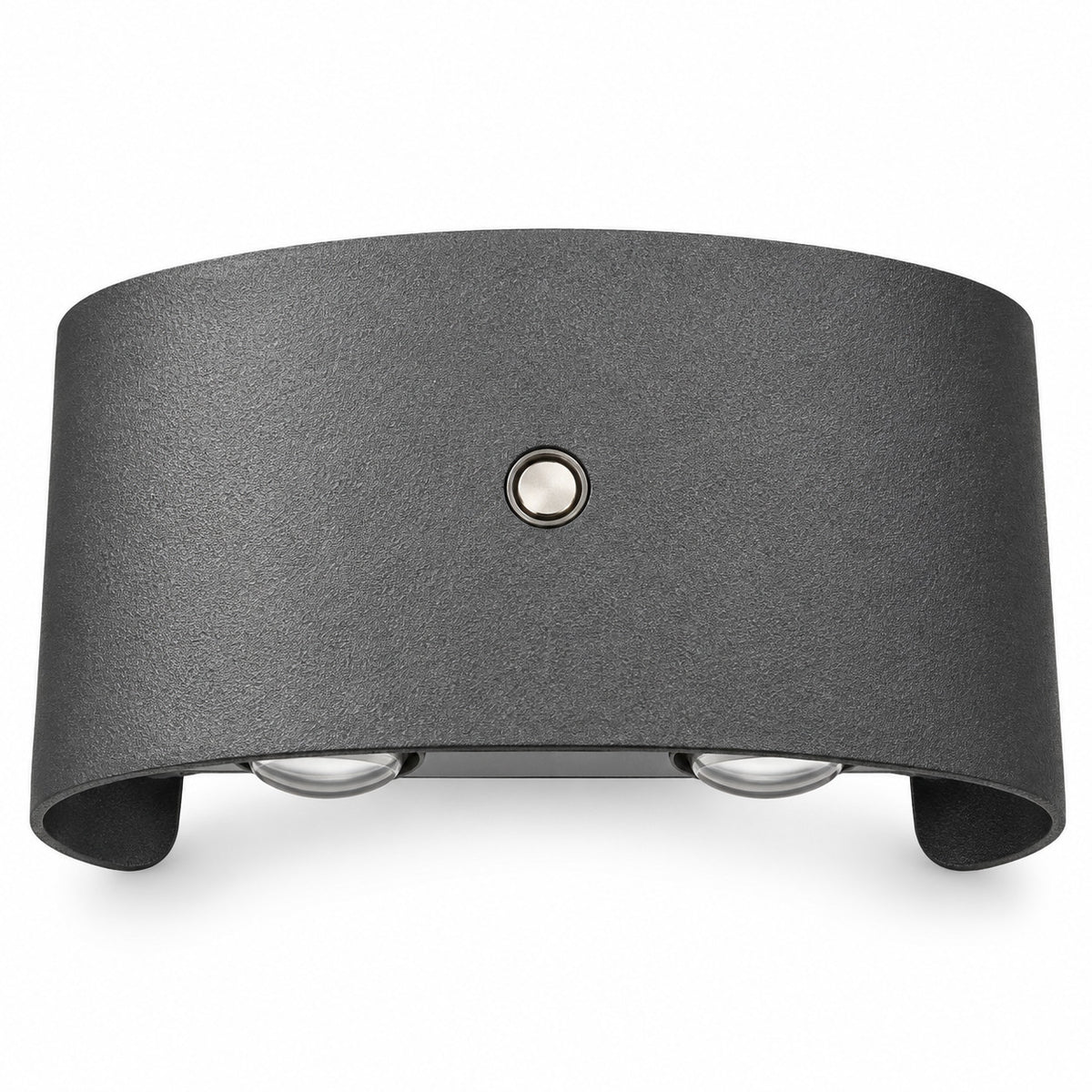 APPLIQUE LED 8W GRIGIA IP65 LAMPADA PARETE ESTERNO 3000K 4000K 6000K ET-31671