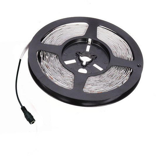 STRISCIA STRIP 300 LED SMD 5050 FLESSIBILE 5M LUCE NATURALE IP65 14.4 W/MT