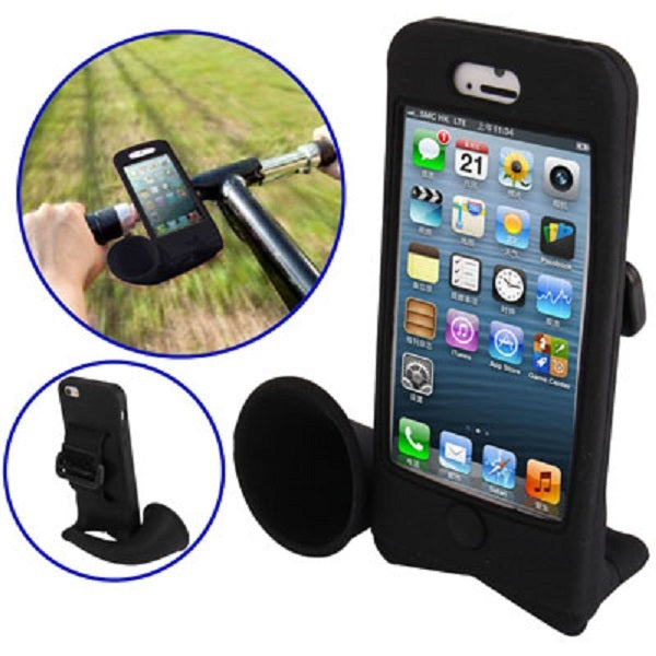 COVER SUPPORTO PER BICLETTA BICI AMPLIFICATORE SPEAKER ALTOPARLANTE PER IPHONE 5
