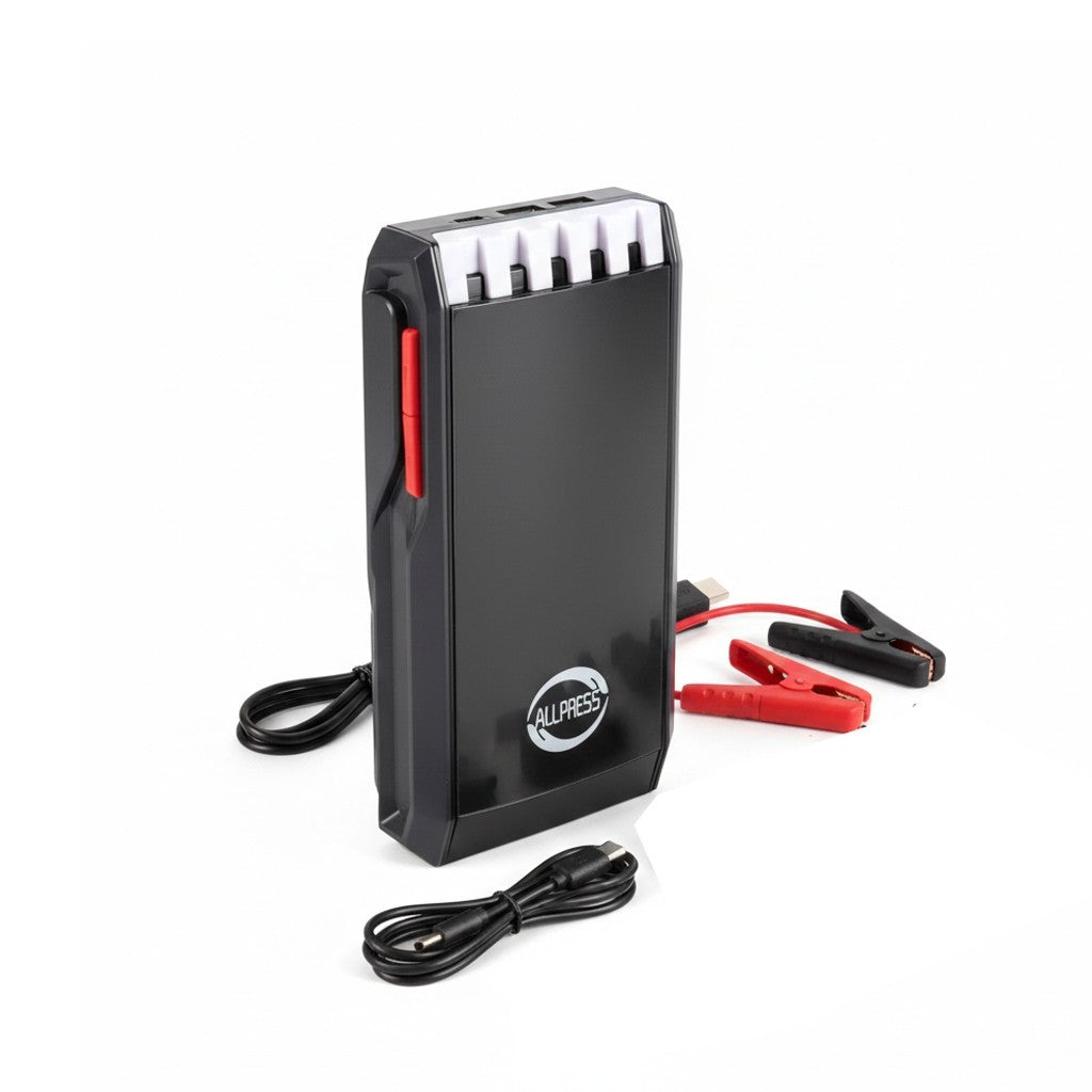 DÉMARREUR DE SECOURS VOITURE 12000MAH BOOSTER 1500A POWER BANK LAMPE DE POCHE LED USB-C