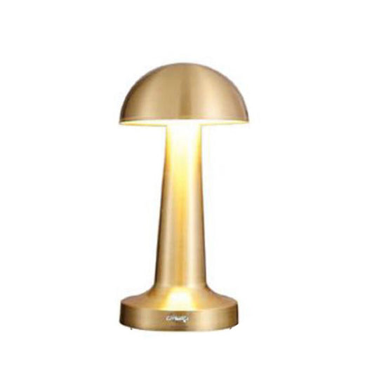 LAMPADA DA TAVOLO ORO RICARICABILE USB EFFETTO TOUCH LUCE DECORATIVA TD-306