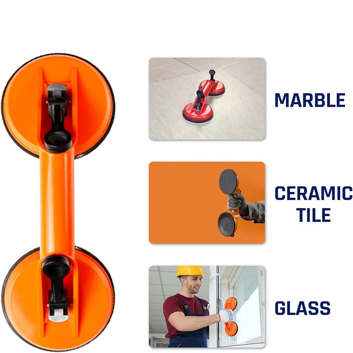 MANIGLIA MANIGLIONE DI SICUREZZA 4" ANZIANI DISABILI DA VASCA DOCCIA A VENTOSA