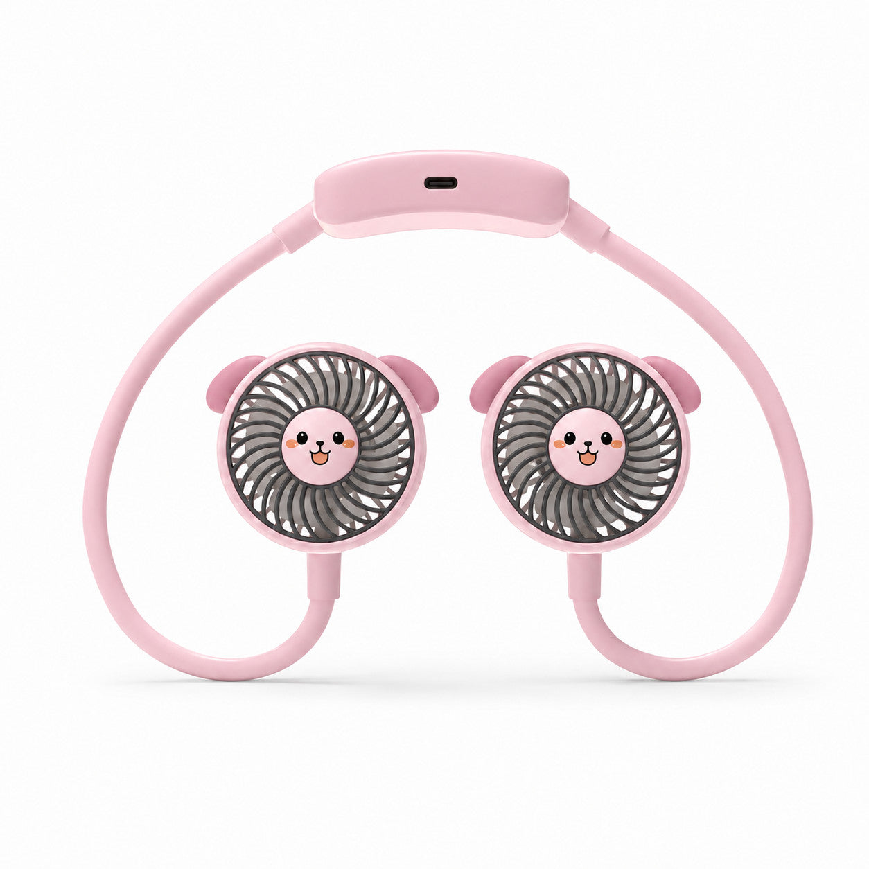 VENTILATORE COLLO PALE PORTATILE RICARICABILE SPORT 3 VELOCITÀ AS-07113