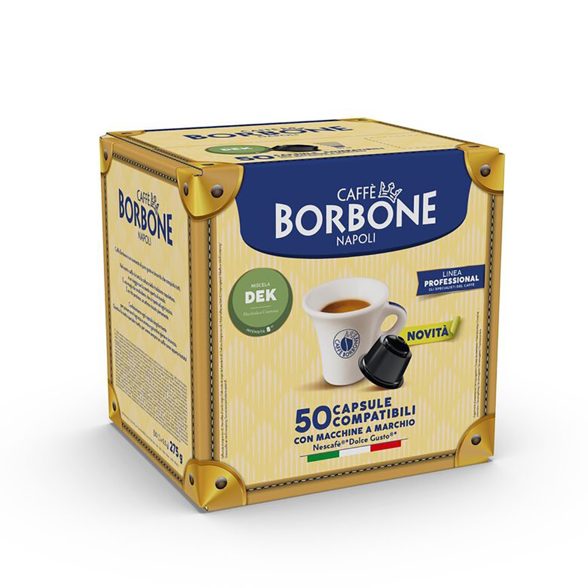 CAFFE BORBONE COMPATIBILI NESCAFÈ DOLCE GUSTO 50 CAPSULE MISCELA DEK VERDE