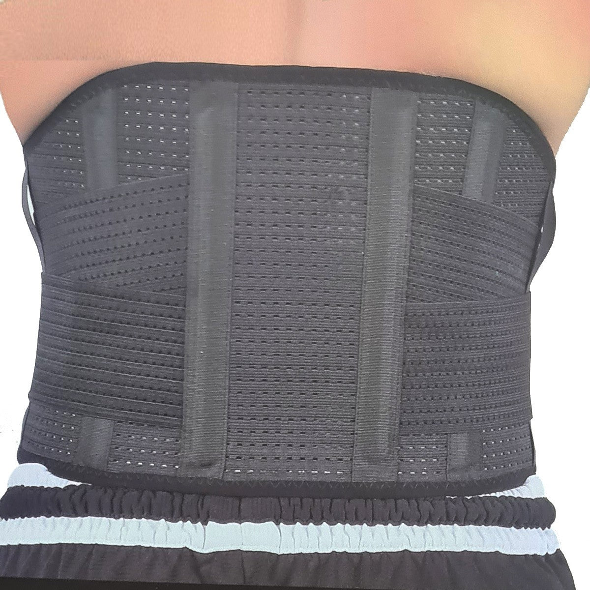 FASCIA ELASTICA LOMBARE REGOLABILE POSTURALE TUTORE SCHIENA NEOPRENE 120CM XXL