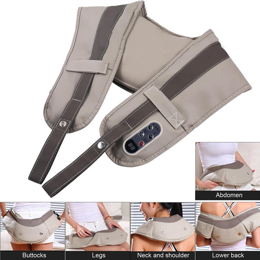 MASSEUR SHIATSU NUQUE JAMBES FESSES DOS CHAUFFANT THERMIQUE
