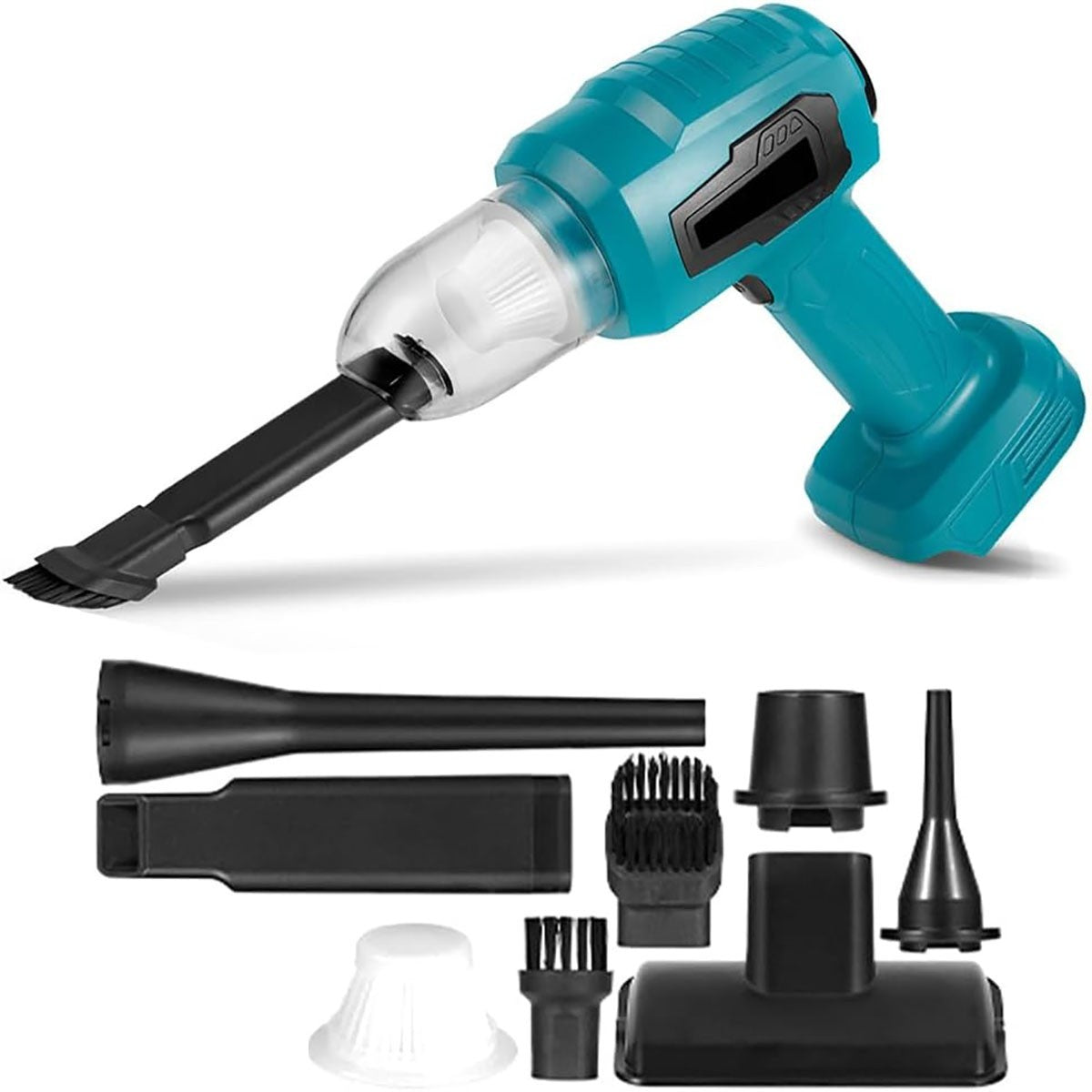 ASPIRAPOLVERE PORTATILE AUTO A BATTERIA 48VF RICARICABILE CON ACCESSORI