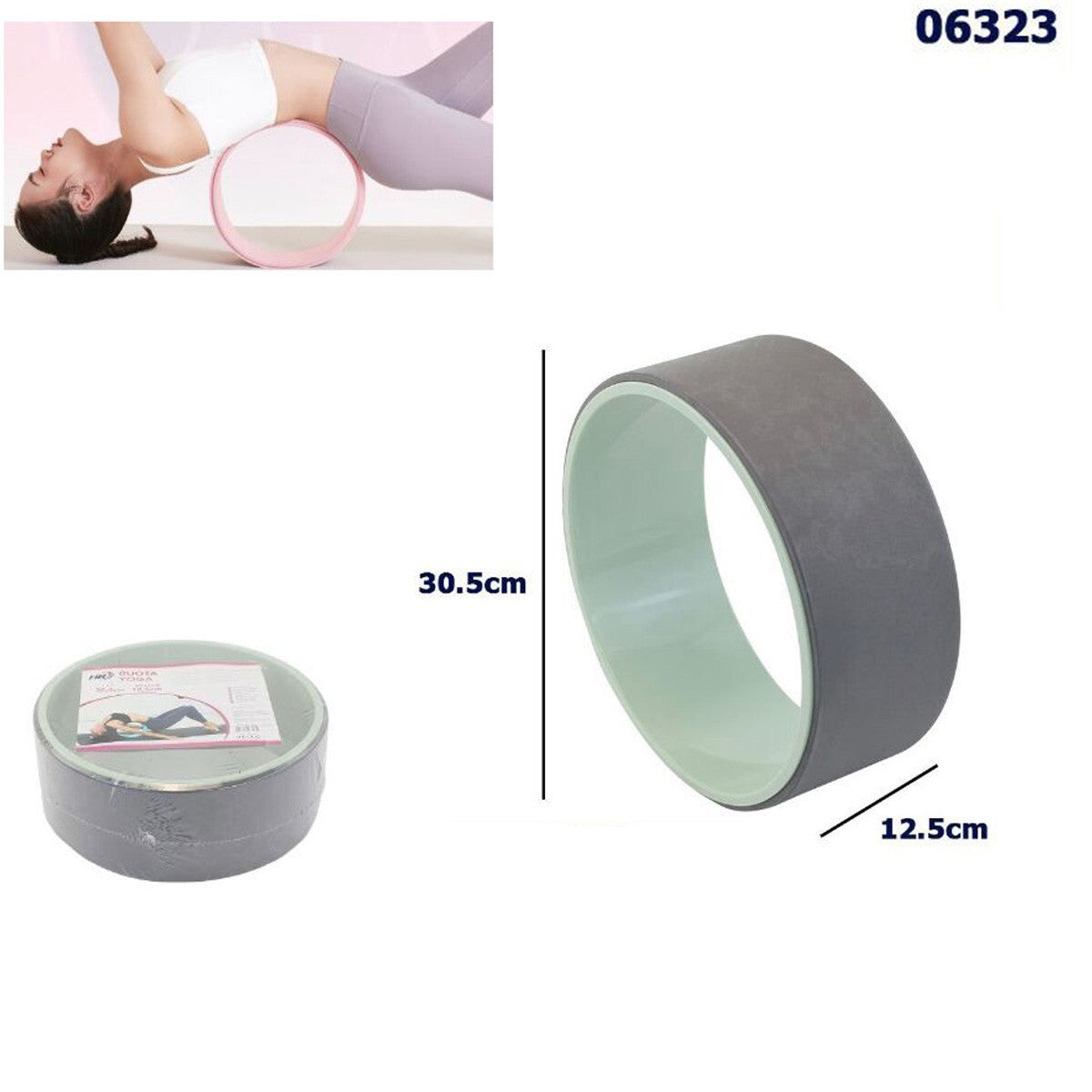YOGA CIRCLE CERCLE ACCESSOIRE PILATES FITNESS AÉROBIC ROUE BODY WHEEL ANNEAU