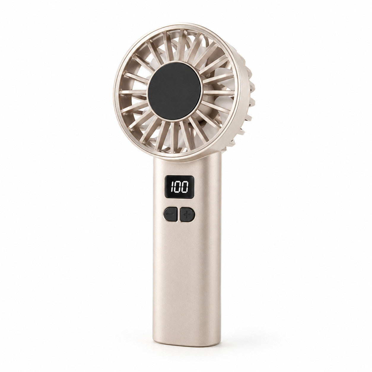 VENTILATEUR PORTABLE RECHARGEABLE USB AFFICHAGE LED MINI PUISSANT COMPACT AS-06638
