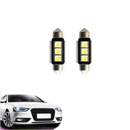 Paire d'ampoules 3 LED SMD 5050 voiture 6000K CANBUS 1.4W ampoule 12V CA-02709