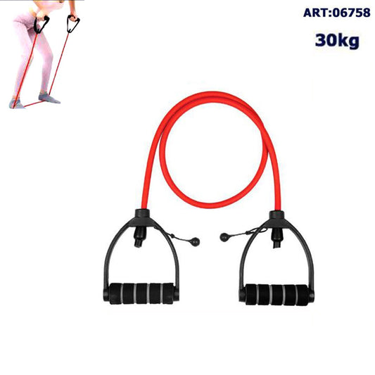 BANDE DE RÉSISTANCE ÉLASTIQUE EXTENSEUR CORDE FITNESS PILATES YOGA 30KG +