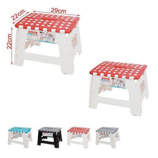 TABOURET PLIANT PLASTIQUE PORTABLE DE VOYAGE ANTIDÉRAPANT CAMPING CUISINE