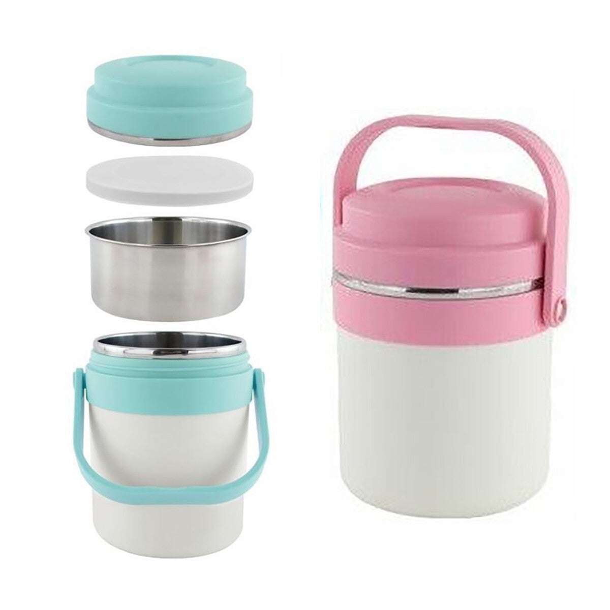 SAC ISOTHERME THERMOS REPAS CHAUD FROID ACIER INOXYDABLE 2 LITRES