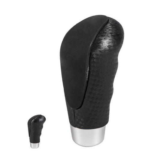 POMELLO CAMBIO UNIVERSALE AUTO NERO DESIGN SPORTIVO CON ADATTATORI CTC-010