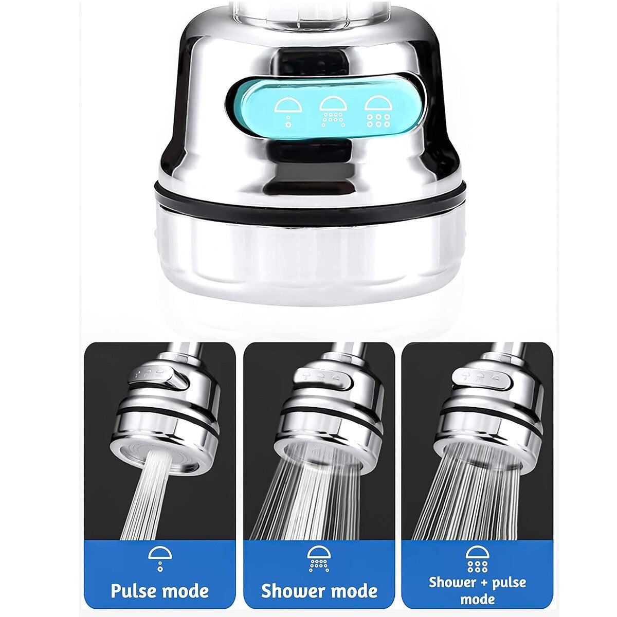 AERATORE RUBINETTO LAVANDINO PROLUNGA CANNUCCIA FLESSIBILE DOCCINO BAGNO CUCINA