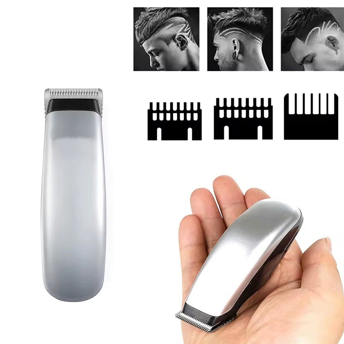 MINI RASOIO ELETTRICO TAGLIACAPELLI REGOLABARBA PORTATILE DA VIAGGIO NZ-608