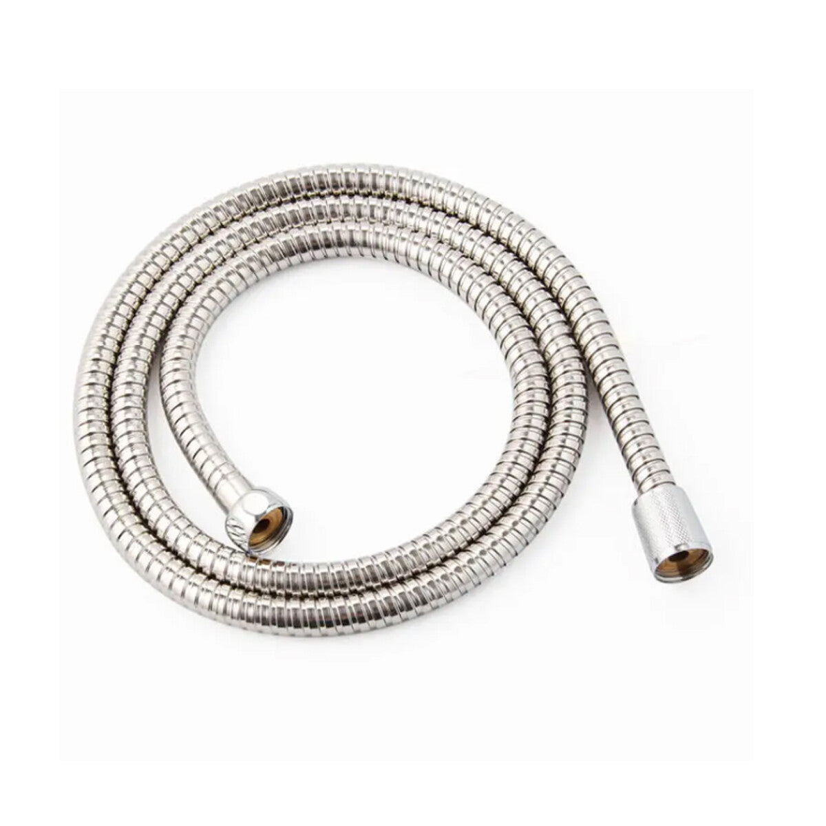 TUBO FLESSIBILE SOFFIONE DOCCINO DOCCIA VASCA BAGNO 2 MT CROMATO SILVER 01981