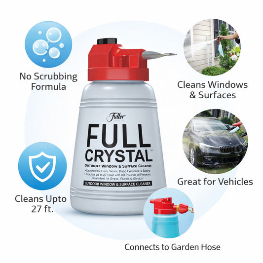 FULL CRYSTAL RÉSERVOIR DÉTERGENT NETTOYANT VITRES VOITURE POMPE LAVE-GLACE