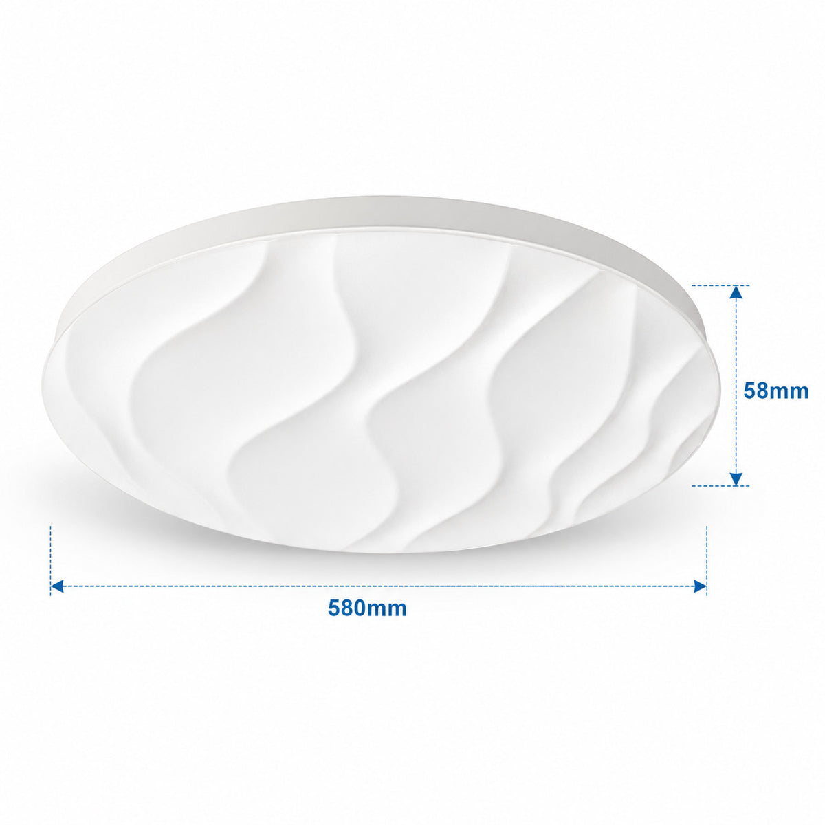 PLAFONIERA LED 70W 3CCT 58CM LAMPADA SOFFITTO LUCE 3000K 4000K 6500K ET-31733