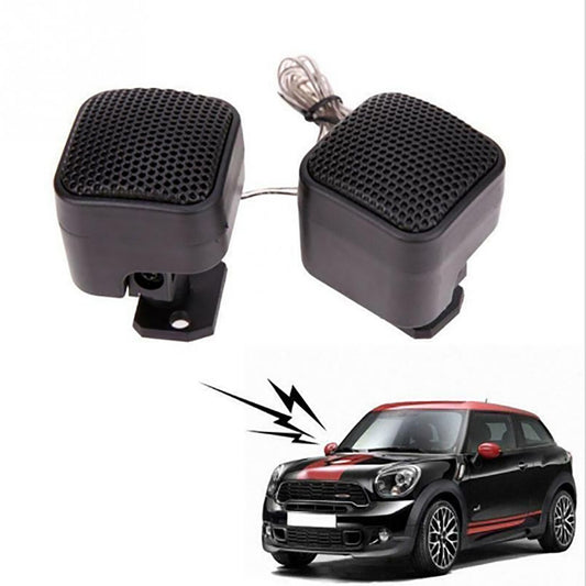 PAIRE D'ENCEINTES TWEETER DÔME AUDIO HAUT-PARLEURS VOITURE 800W NOIR HAUT RENDEMENT MINI ENCEINTES