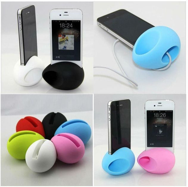 AMPLIFICATEUR STÉRÉO BOÎTIER ENCEINTE HAUT-PARLEUR BASE SUPPORT POUR IPHONE 5 5G -