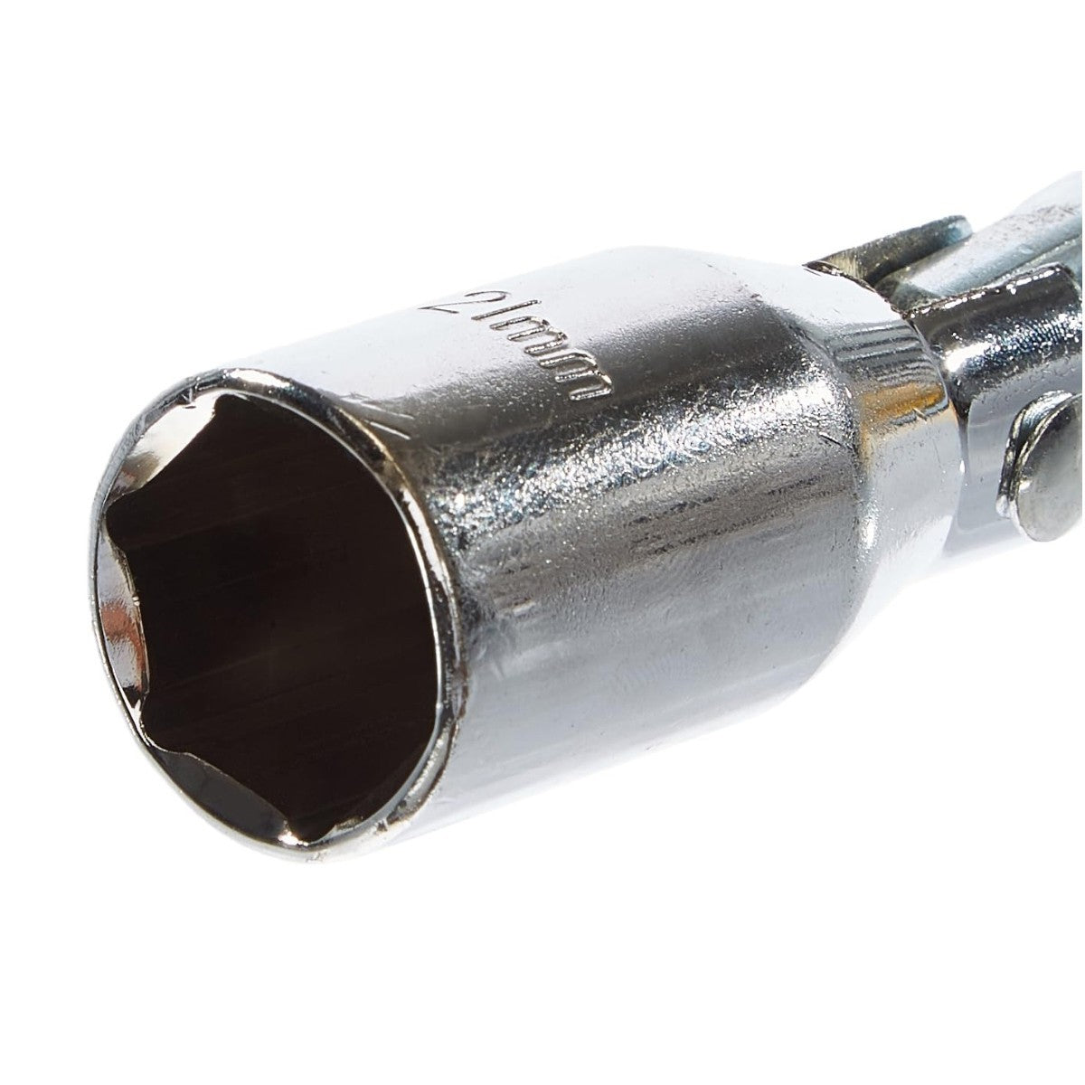CLÉ À BOUGIE EN T 21MM AVEC RESSORT ARTICULÉ POIGNÉE ANTIDÉRAPANTE MONTE DÉMONTE