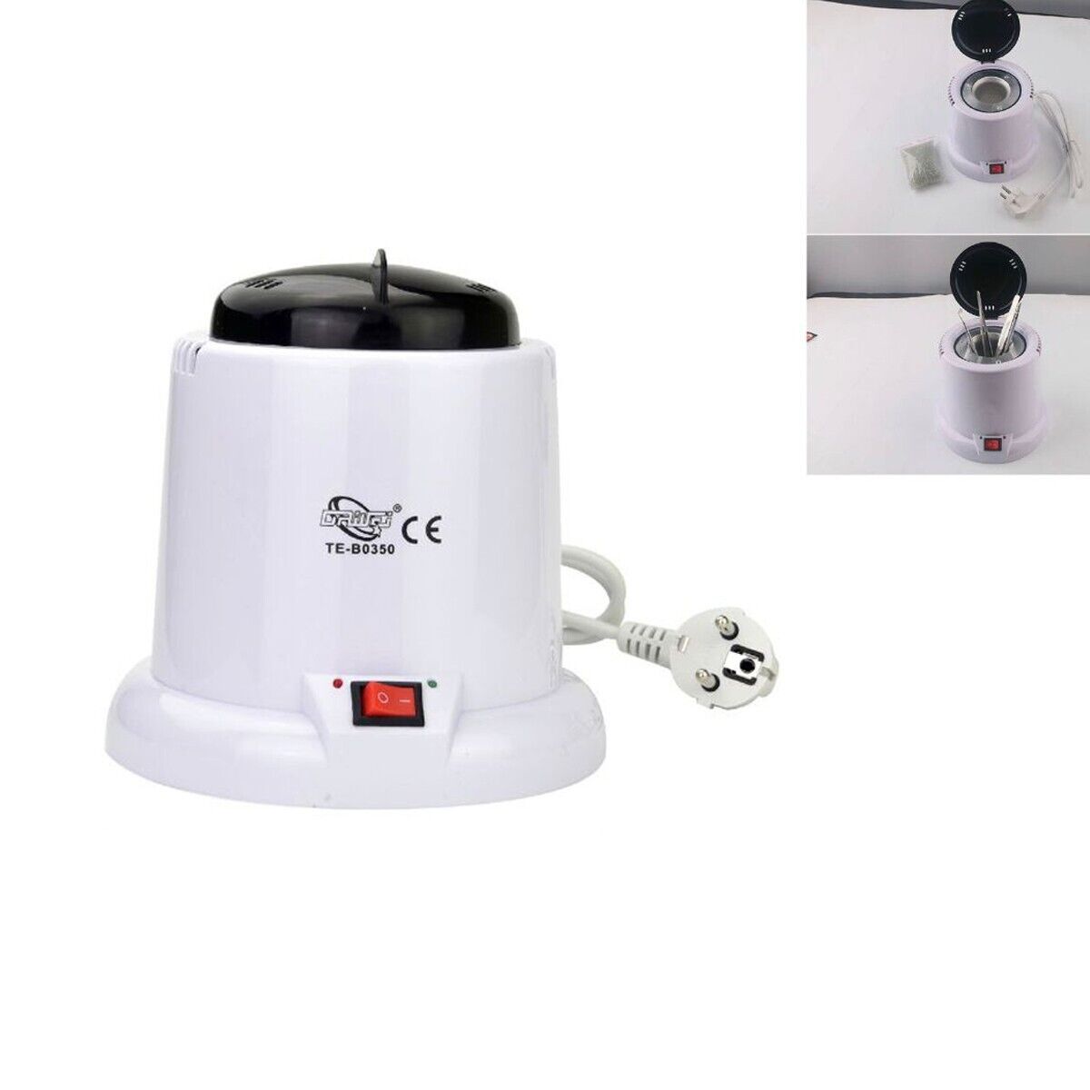 STERILIZZATORE AL QUARZO 100W PER UTENSILI ESTETICI CON MICROSFERE PULIZIA 0350