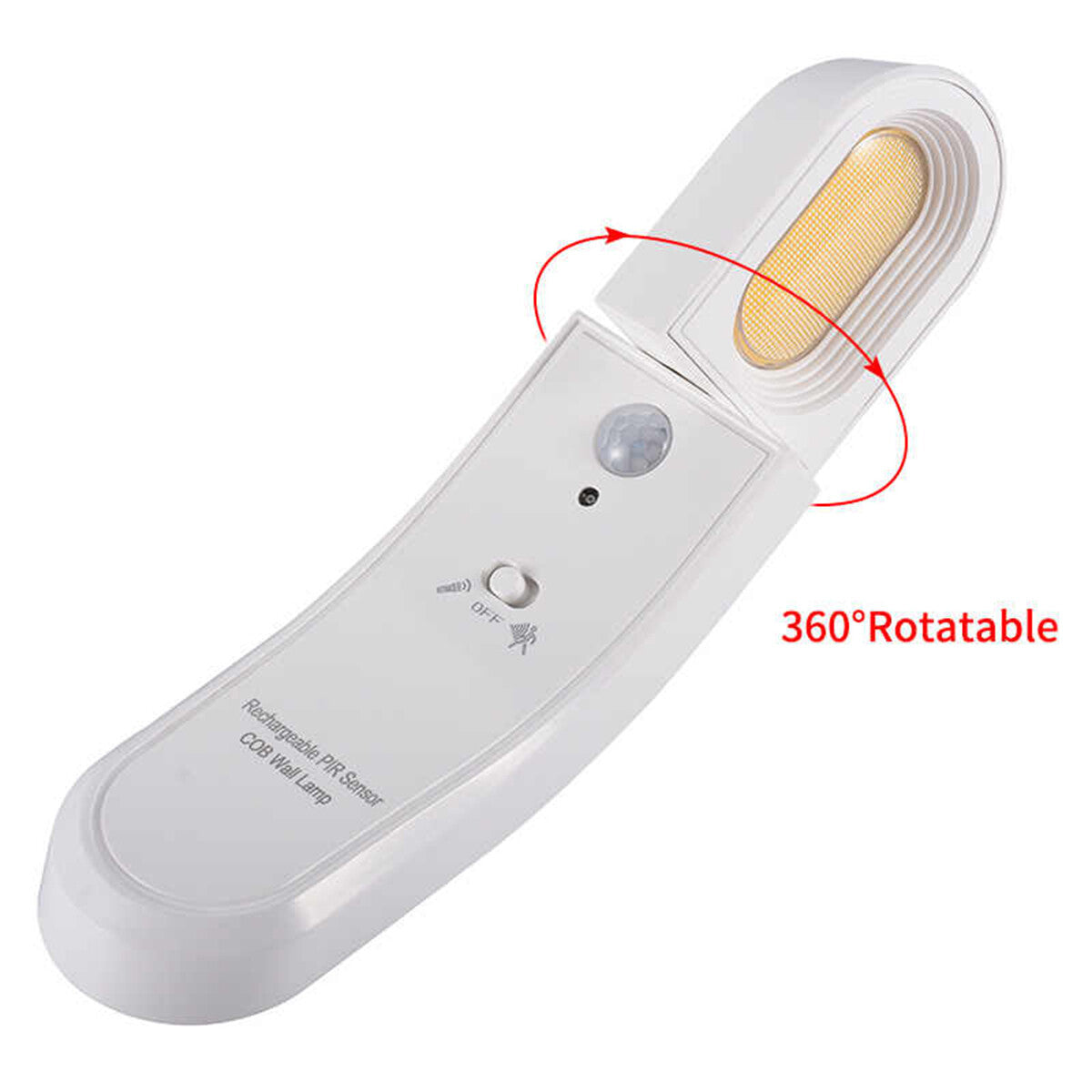 LAMPE TORCHE MURALE PORTABLE LUMIÈRE D'URGENCE LED PIR COB ARMOIRE B0296