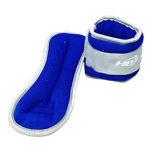 PAIRE DE POIDS DE SABLE RÉGLABLES SPORT POIGNET ET CHEVILLE FITNESS 1 KG BLEU 90051*