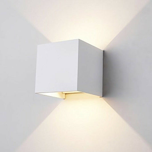 APPLIQUE CUBO LED 10W SPOT MURAL LAMPE BLANC NATUREL 4000K