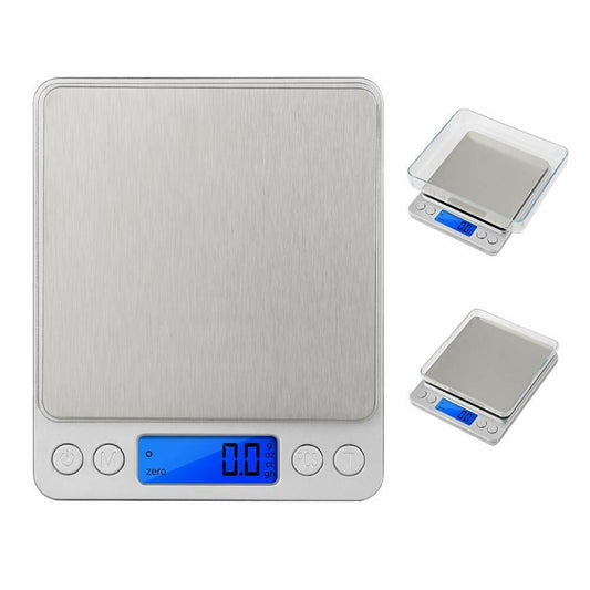 MINI BALANCE ÉLECTRONIQUE DIGITALE DE 500G À 0,1G. PRÉCISION PÈSE-OR PLATEAU