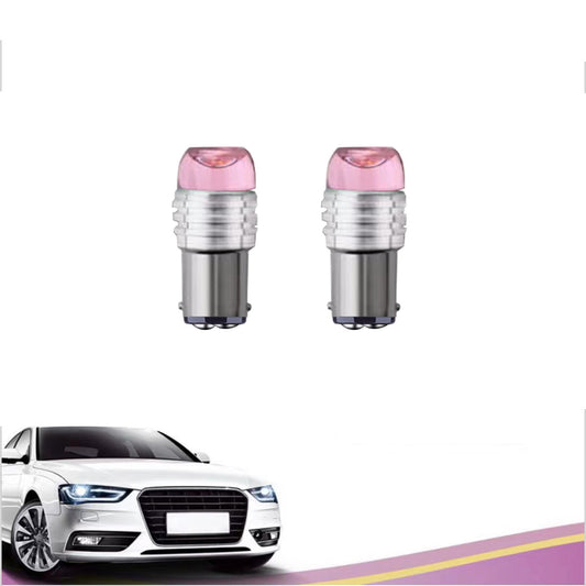 Paire d'ampoules 3 LED SMD 1157 voiture lumière rouge 1.5W ampoule stop 12V 02747