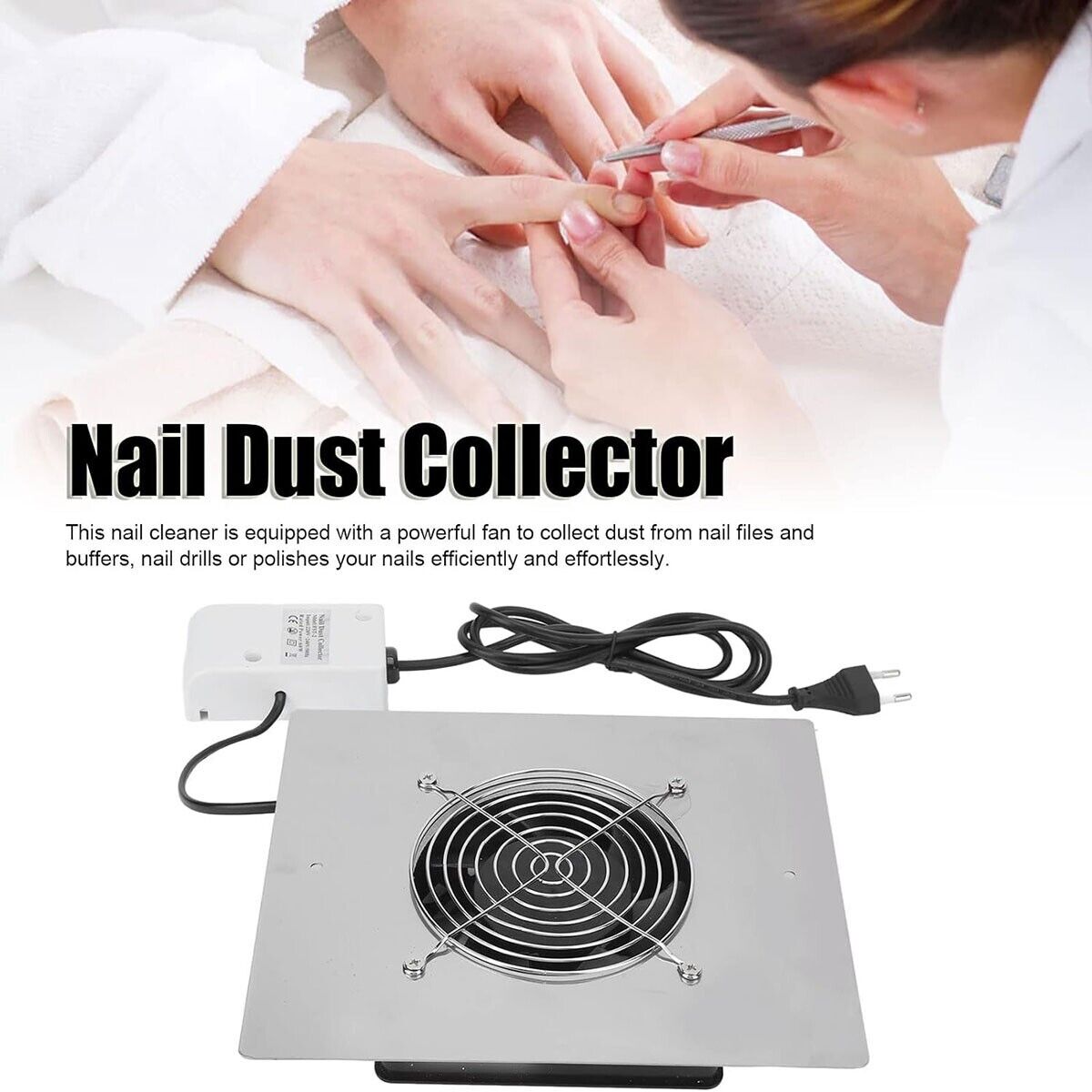 ASPIRAPOLVERE UNGHIE POLVERI RIUTILIZZABILE 60W PROFESSIONALE SCRIVANIA TAVOLO