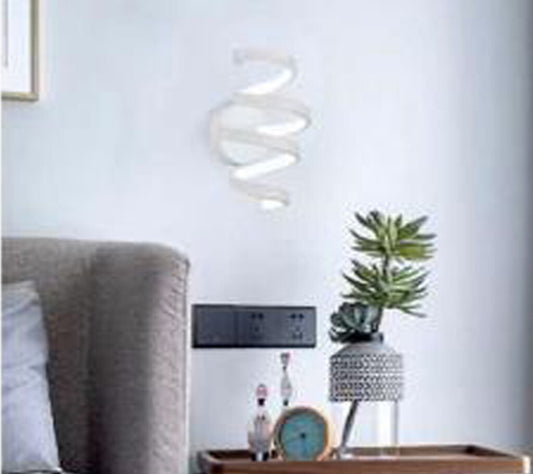 APPLIQUE MURALE INTÉRIEURE MODERNE SPIRALE 18W LUMIÈRE FROIDE ST-001