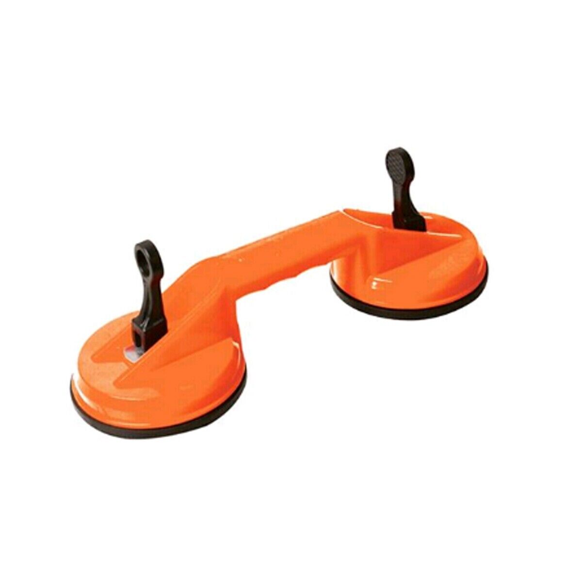 MANIGLIA SOLLEVAMENTO PLACCHE VETRO DOPPIA VENTOSA PIASTRELLE TAZZA ASPIRAZIONE