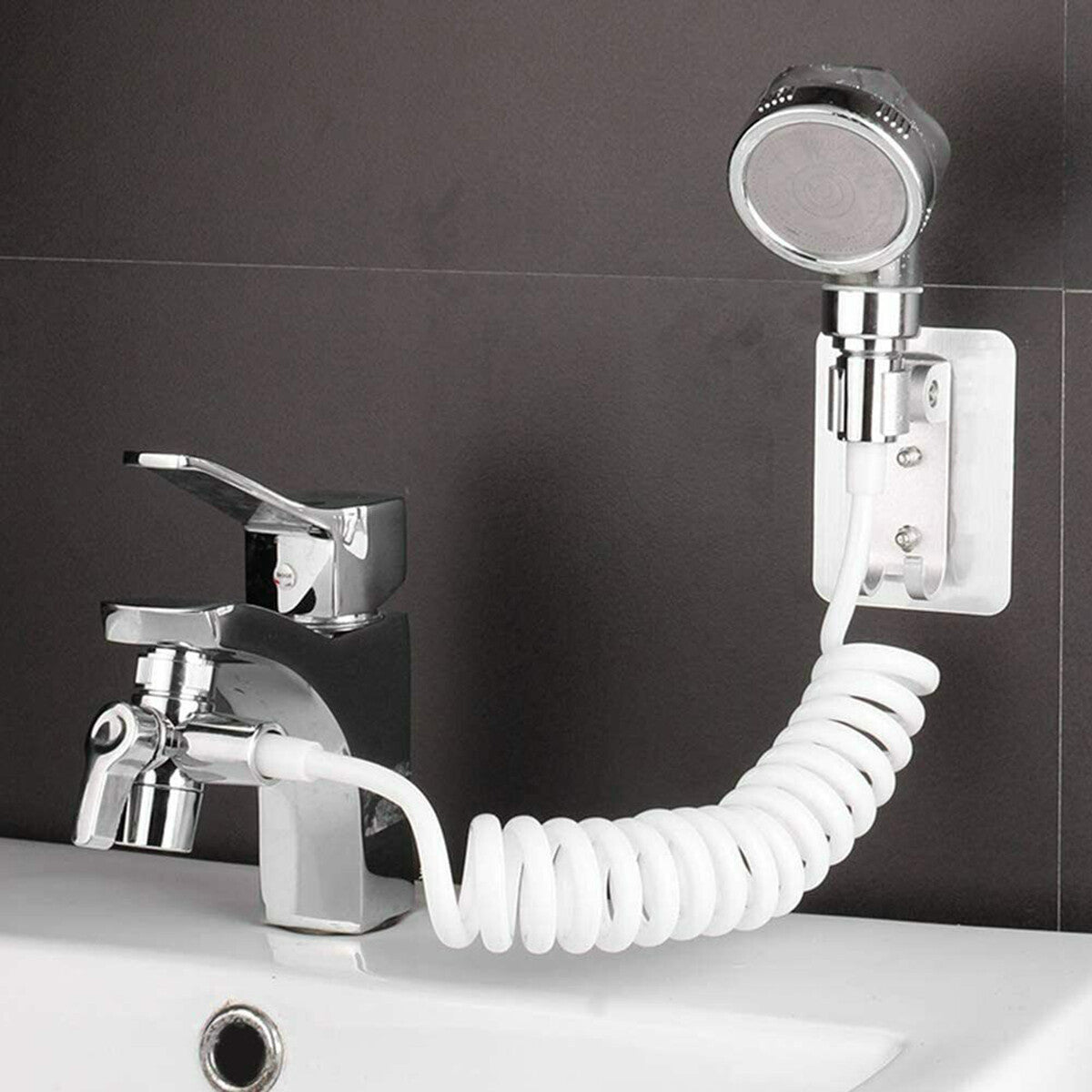 DOUCHETTE À MAIN PORTABLE LAVABO TUYAU PIERRES ANTI-CALCAIRE CAMPING 186
