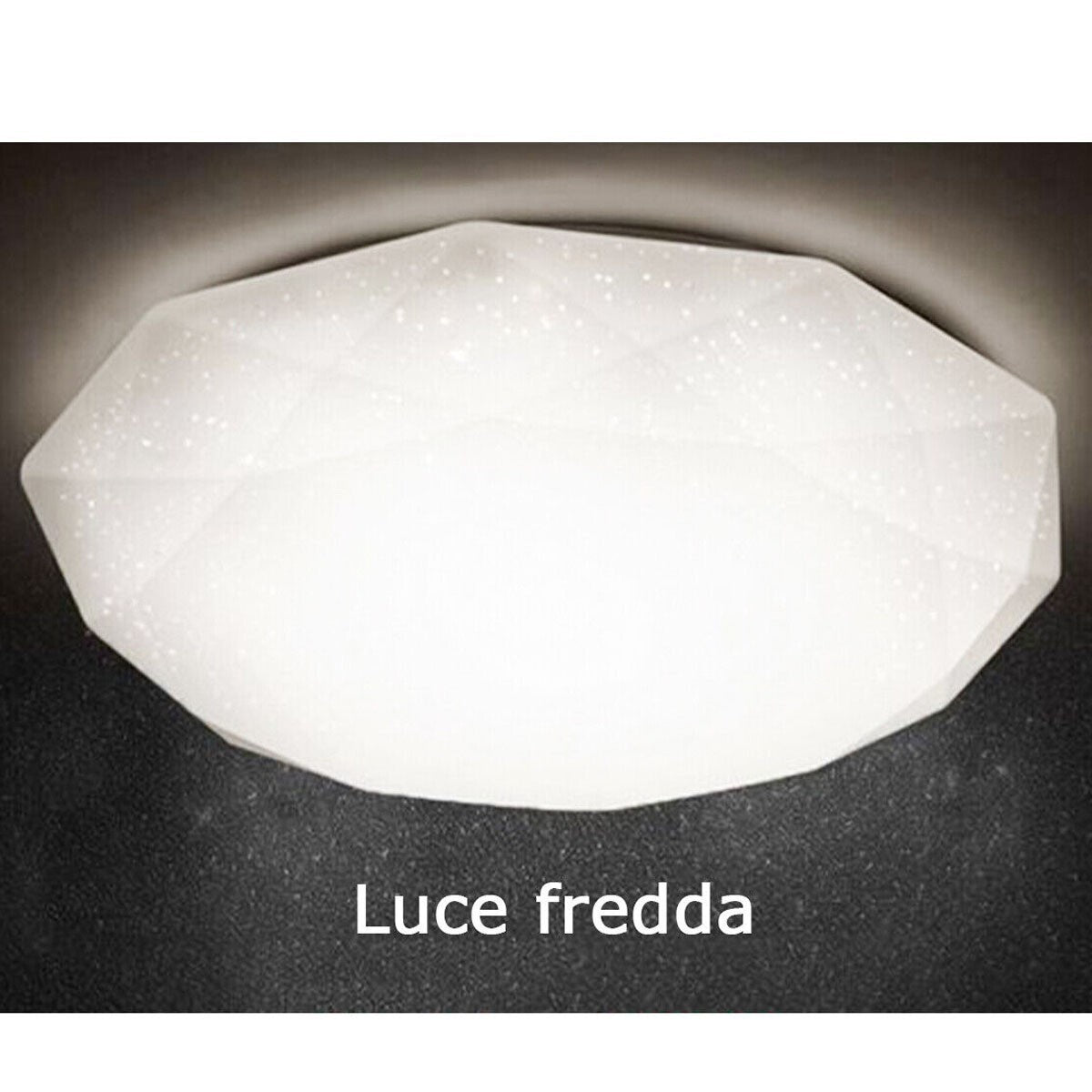 PLAFONIERA LED 55W LUCE FREDDA DIAMANTE EFFETTO CIELO STELLATO APPLIQUE BTL-804
