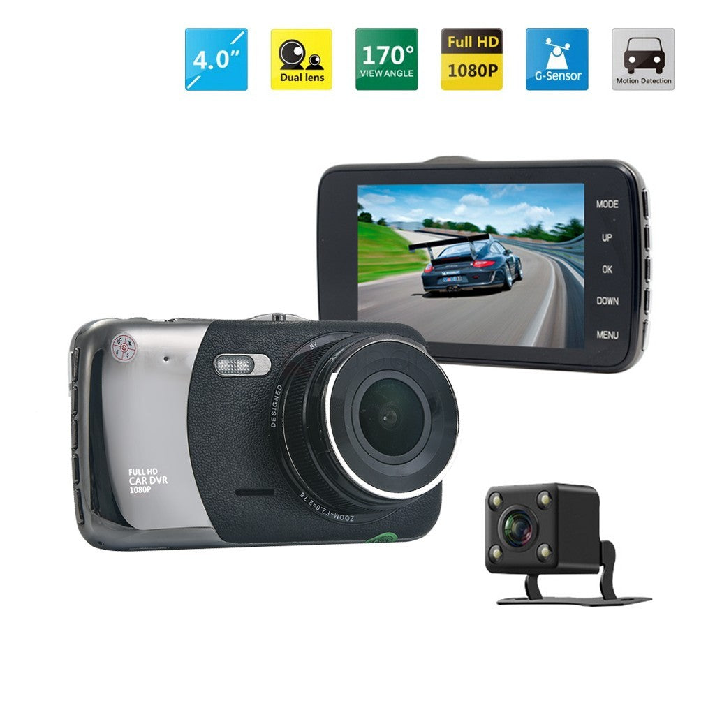 CAMÉRA DVR 1080P 170° VOITURE HD CAMÉRA 5MPX 4 POUCES ENREGISTRE DES VIDÉOS T652