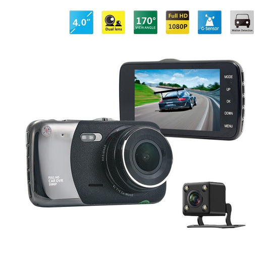 CAMÉRA DVR 1080P 170° VOITURE HD CAMÉRA 5MPX 4 POUCES ENREGISTRE DES VIDÉOS T652