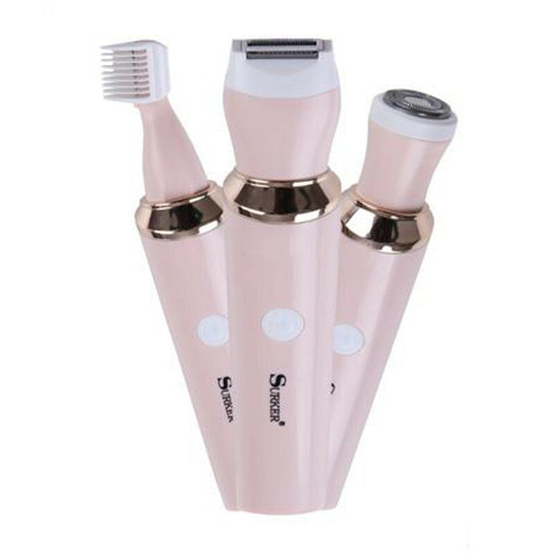 DEPILATORE EPILATORE RASOIO TRIMMER SOPRACCIGLIA RICARICABILE GAMBE DONNA SK-219