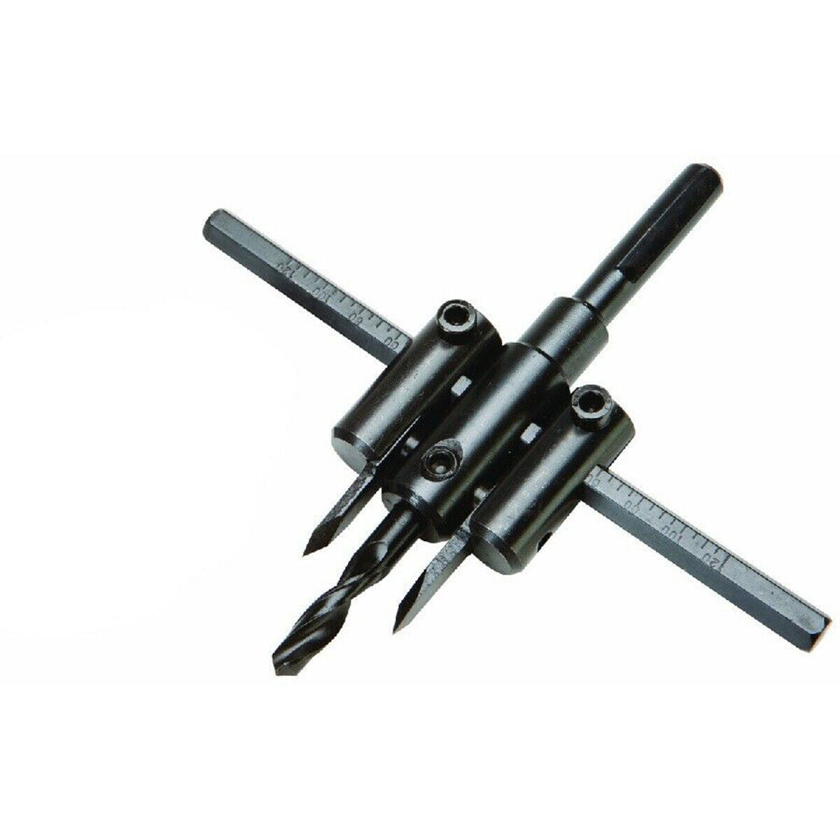 PUNTA TRAPANO TAGLIERINA CIRCOLARE GUIDA REGOLABILE TAGLIO FORO CARTONGESSO 12CM