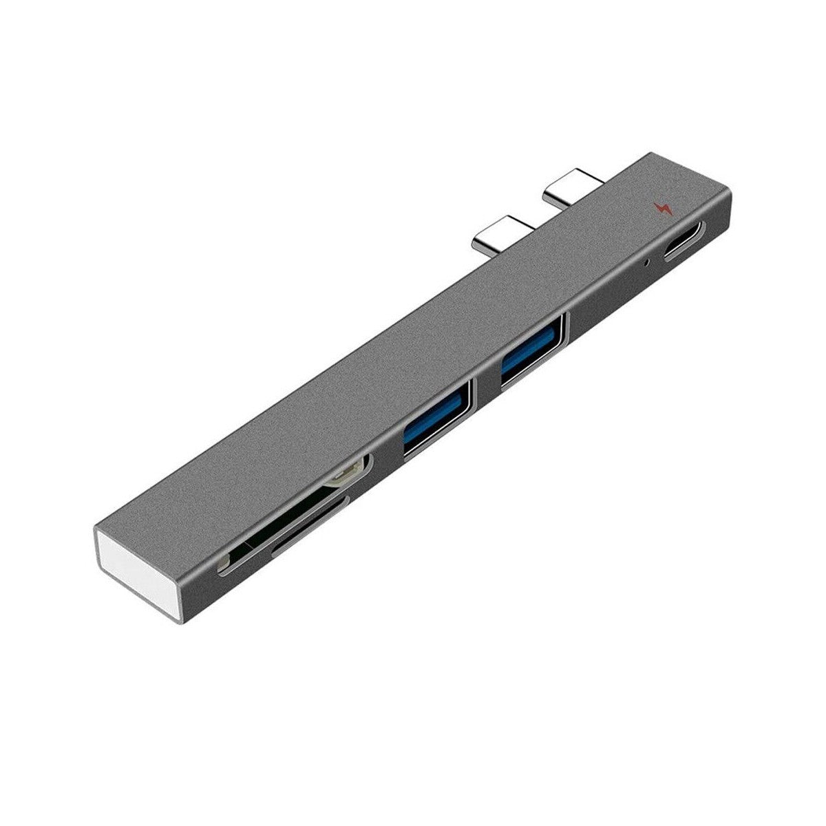 HUB USB C 5 IN 1 TIPO C MULTIPORTA USB 3.0 LETTORE CARD ADATTATORE Q-HUB810